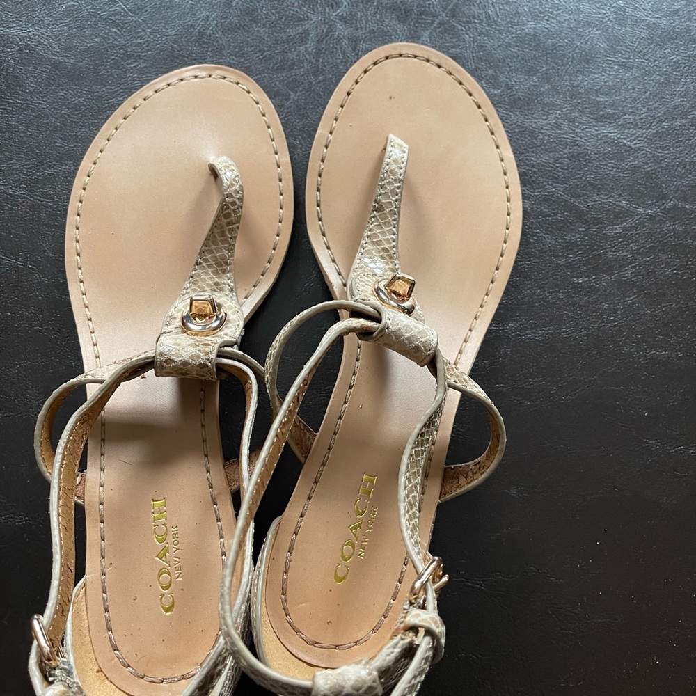 Coach Sandals Size 8 New